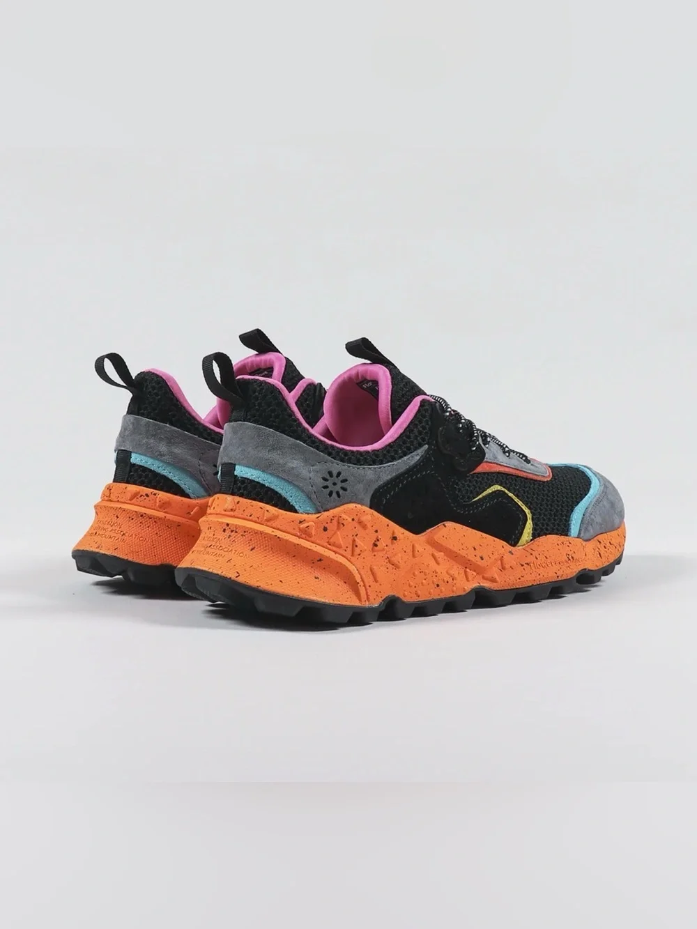 Flower Mountain Kotetsu Shoes Black Multi